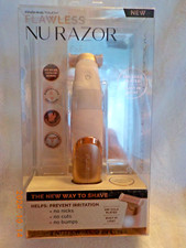 Nu Razor Finishing Touch Flawless 18K Gold Plated Built In Light Rechargeable