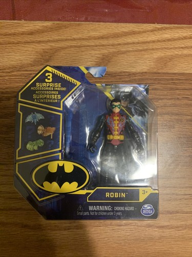 DC Spin Master ROBIN Batman Bat-Tech 2021 - 4" Action Figure - Picture 1 of 6