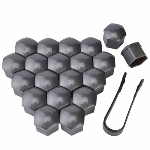 20pcs Black Car Wheel Nut Lug Hub Covers Bolt Cap Dust Cover Cap Protectors - Picture 19 of 31