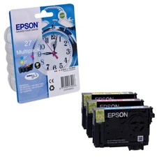 EPSON 27 / T2705  cyan, magenta, gelb Druckerpatronen, 3er-Set