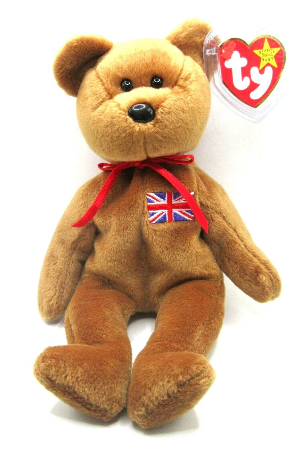 TY BEANIE BABY BRITANNIA - ENGLAND BEAR - MINT CONDITION - RETIRED WITH TAGS