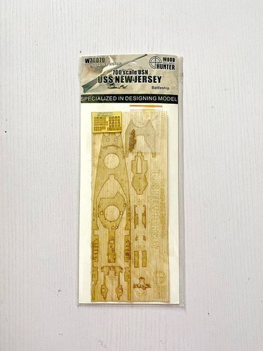 Hunter W70079 1/700 Wood Deck USN Battlesship USS NEW JERSEY FOR TRUMPETER 05702 - Picture 2 of 2