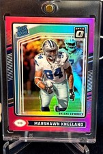 2024 Panini Donruss Optic PINK PRIZM Dallas Cowboys MARSHAWN KNEELAND Rookie RC