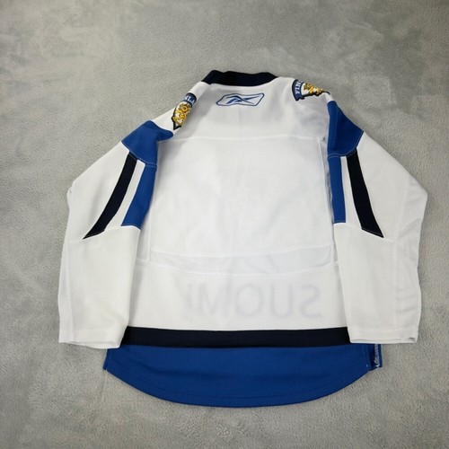 Reebok Finland National Team Suomi Hockey Jersey Jr Size 140 - Picture 4 of 13