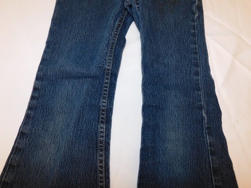 Jordache Jeans Girl's Youth Size 7 Lo Rise Stretch Blue Jeans Pre-owned - Picture 3 of 6