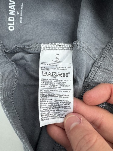 Old Navy Dark Grey Drawstring Athletic Pants Boys Size 5T - Picture 4 of 6