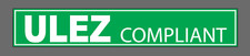 ULEZ compliant forcourt selfcling car sales window screen stickers x10 350x60mm
