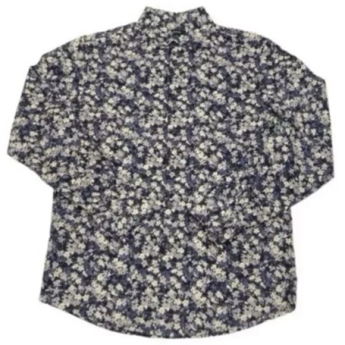 Camisa abotonada floral azul Alfani para hombre talla S - Imagen 4 de 7