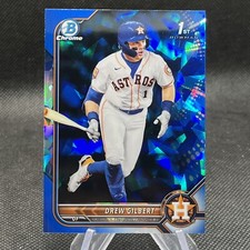Drew Gilbert 2022 Bowman Draft Chrome Sapphire 1st #BDC-152 NY Mets Prospect