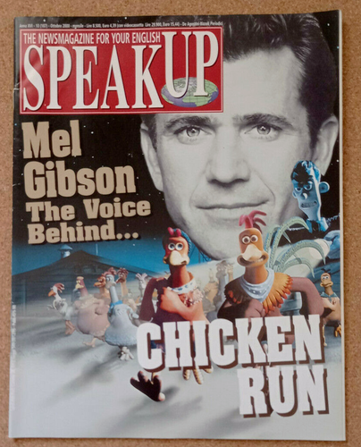 RIVISTA SPEAK UP n.10 Ottobre 2000 MEL GIBSON SOPRANOS INGLESE NO VHS MC. - Picture 1 of 10
