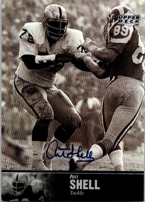 1997 Upper Deck NFL Legends ART SHELL Oakland Raiders #AL-63 AUTO
