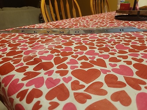 1973-76 PLYMOUTH DUSTER SCAMP HOOD LIP MOULDING OEM GENUINE MOPAR - Picture 7 of 16