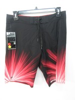 Kids Micros Burst Boardshort Red Size 16 Kids Micros Burst Boardshort Red Size 16