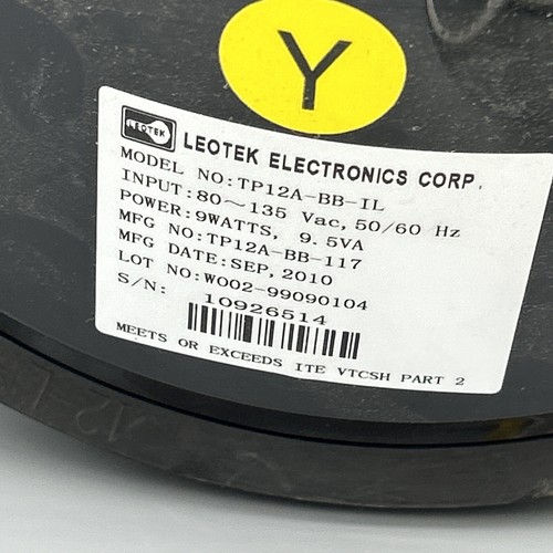 Traffic Light Signal Lens yellow Bicycle Pedestrian 12” Leotek - new - Picture 5 of 6