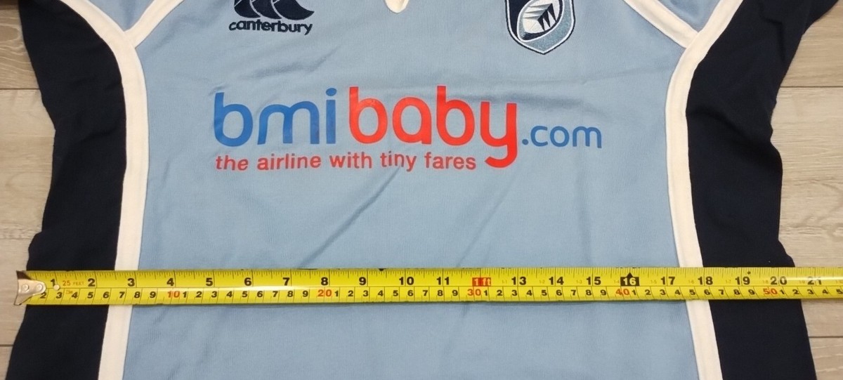 Cardiff Blues Rugby Home Shirt 2006/2007 - Canterbury Small