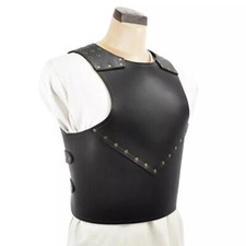 Medieval Viking Warrior Chest Armor Cosplay Costume Armor Chest Vest gen Leather