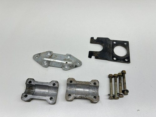 1995 Polaris Sportsman 400 Handle Bar Clamps Mounts Bracket Hardware OEM - Picture 2 of 2