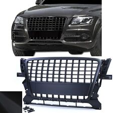 Für Audi Q5 8R ab 2008-2012 Kühlergrill Sportgrill Waben Gitter Schwarz Matt