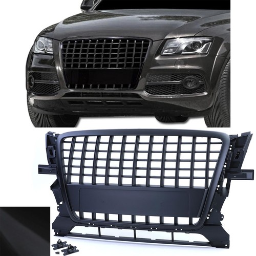Pour Audi Q5 8R à Partir De 2008-2012 Calandre Sport Grill Rayon Grille Noir Mat - Picture 1 of 4