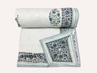 New Indian Reversiable AC Quilt AC Comforter Hand Block Print Dohar Throw Decor