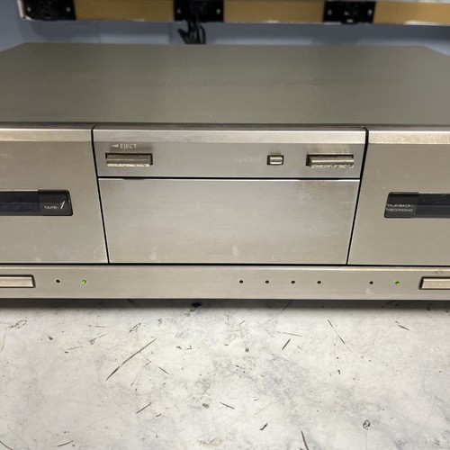 Onkyo K-100 Stereo Double Cassette Deck. Vintage 1990-91. Both Sides Spin. READ! - Picture 11 of 21