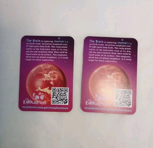 2024 NASA EXOPLANETEERS JUEGO COMIC CON EXCLUSIVO SDCC FOIL JUEGO DE 4 TARJETAS - Imagen 4 de 10