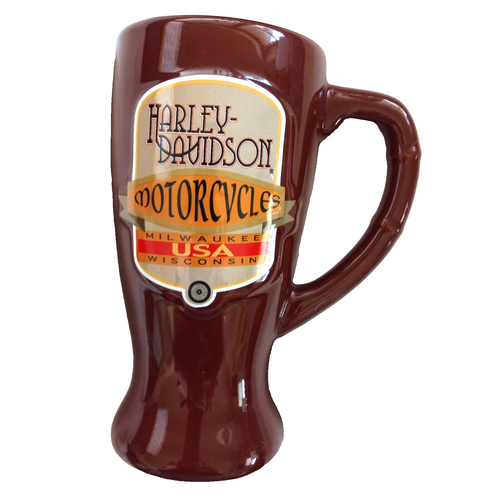Offizielle Lizenz Harley Davidson groß braun Kaffeebecher NEU USA Milwaukee WI (2) - Bild 3 von 8