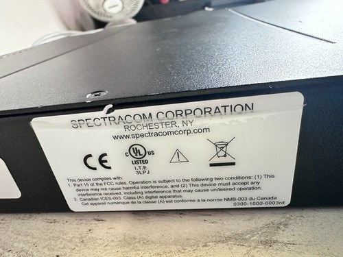 Spectracom 9483 NetClock OCXO NTP Network Time Server Has OPT 05 08 16 Installed - Afbeelding 6 van 10