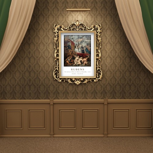 Rubens-Arrival of Marie de Medici at Marseille-Wall Art Poster EXTRA LARGE 66x44 - Picture 2 of 4