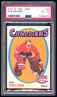 Ken Dryden RC 1971-72 O-Pee-Chee #45 OPC recrue HOF MTL Canadien PSA 4 VG-EX
