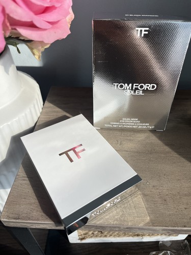 TOM FORD Soleil Neige Eye Color Quad Eyeshadow 01 Black Diamond 0.24 oz/7 g New - Picture 6 of 6