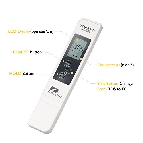 Medidor de Prueba de Calidad del Agua TDS pH EC Temperatura 4 en 1 Conjunto - Imagen 2 de 11