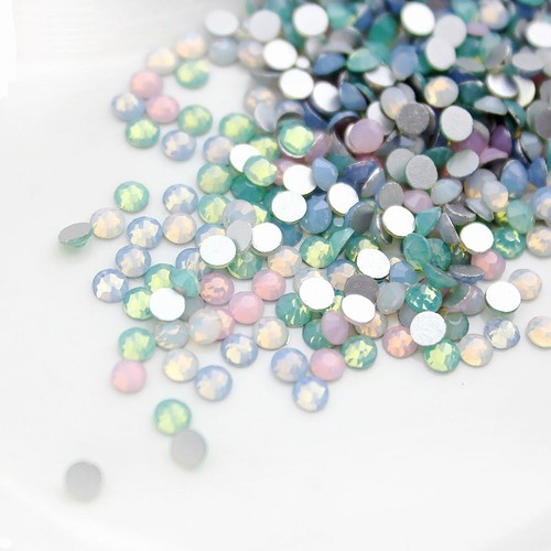 520 pcs Mix Size Opal Crystal Nail Art Rhinestones 3D Flatback Nails Decorations - Picture 3 of 15