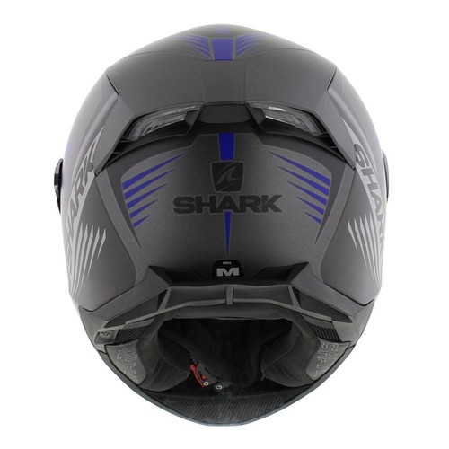Shark Skwal 2 Hallder Anthracite Blue Full Face Motorcycle Helmet, Extra Visor - Bild 5 von 17
