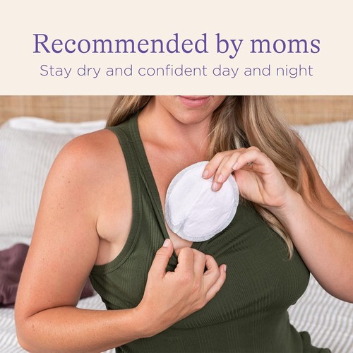 Lansinoh Stay Dry Disposable Nursing Pads, Soft and Super Absorbent Breast Pads. - Picture 3 of 11