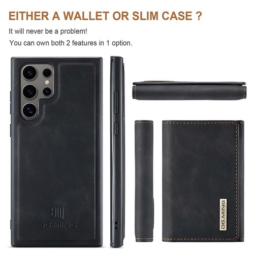 Dreifache Geldbörse Handyhülle mit Halter für Samsung Galaxy S24 Ultra 23 22 21+ - Bild 13 von 66