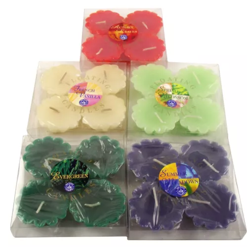 Scented Floating Candles - Aromatherapy Bath Premium High Quality Natural Wax