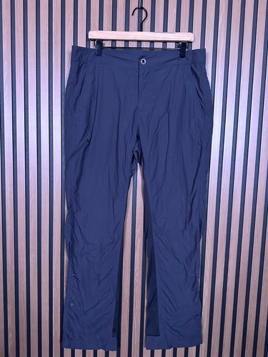 ExOfficio Pants 34 x 32 Mens Gray 100% Nylon Adjustable Lined Mesh Hiking Cargo