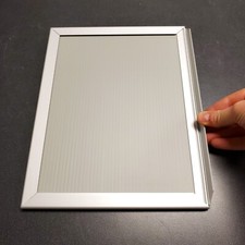 Aluminum 8.5x11" Lightweight Thinline Snap Frame Picture Display - BRAND NEW 