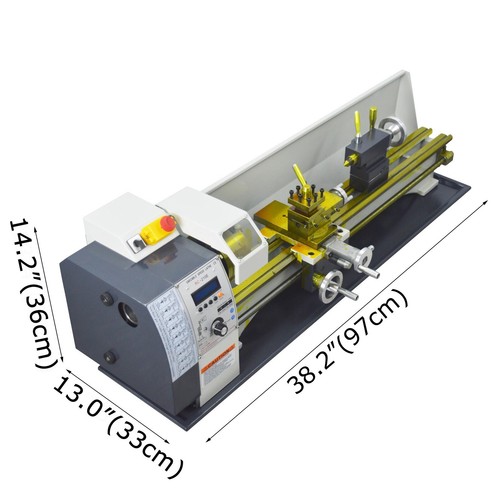 RC-210E 8"*24" Metric/inch Thread Benchtop Metal Working Lathe 110V 1100W Motor - Picture 4 of 24