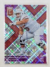 2018 Elite Draft Picks Connor Williams Aspirations Purple /99 RC #141 Dolphins