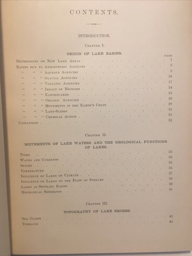 1895- Lakes of North America by Russell. 1st ed. w/ date to title page. Geology - Picture 12 of 24