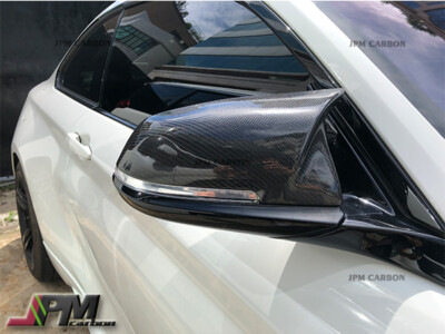 M3 Style Mirror Covers Replacement 3K Carbon Fiber For BMW F20 / F21 1-Series