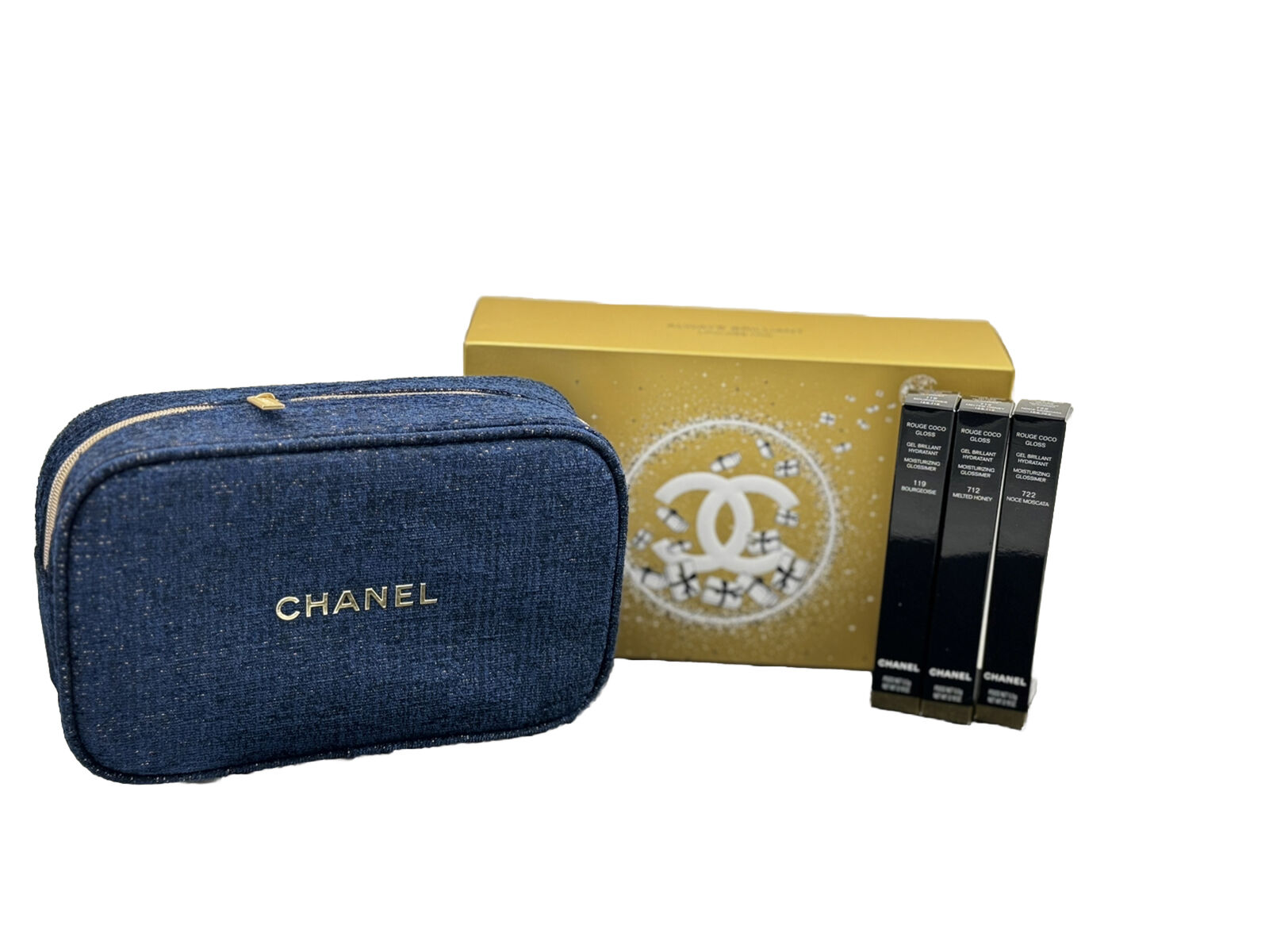 chanel cosmetic bag gift set