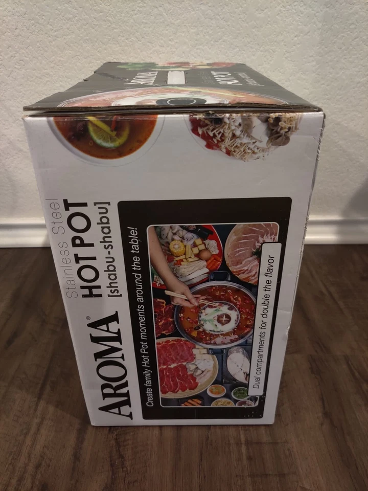 Olla caliente shabu shabu eléctrica aroma *nunca usada* Foto 3 de 4