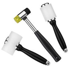 3PCS Leather Carving Hammer Leather Mallet Leather Hammer Nylon Hammer Leathe...