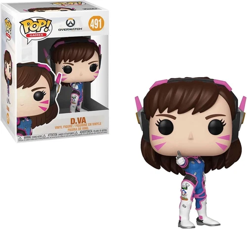 Funko Pop Games Overwatch D.Va In Solid Plastic Protecter New In Box