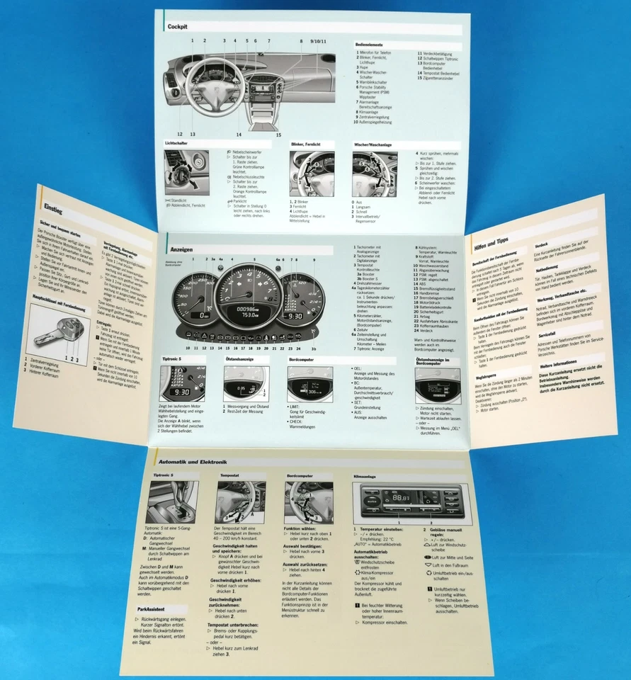 PORSCHE BOXTER BROCHOURE - IN TEDESCO - MANUALE - Immagine 2 di 3