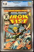 Marvel Premiere #15 CGC 9.0 (Marvel Comics 1974) 1st App. & Origin of Iron Fist