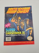 Nintendo Power Magazine Volume Issue 32 Super Castlevania IV w/ Poster & Poll